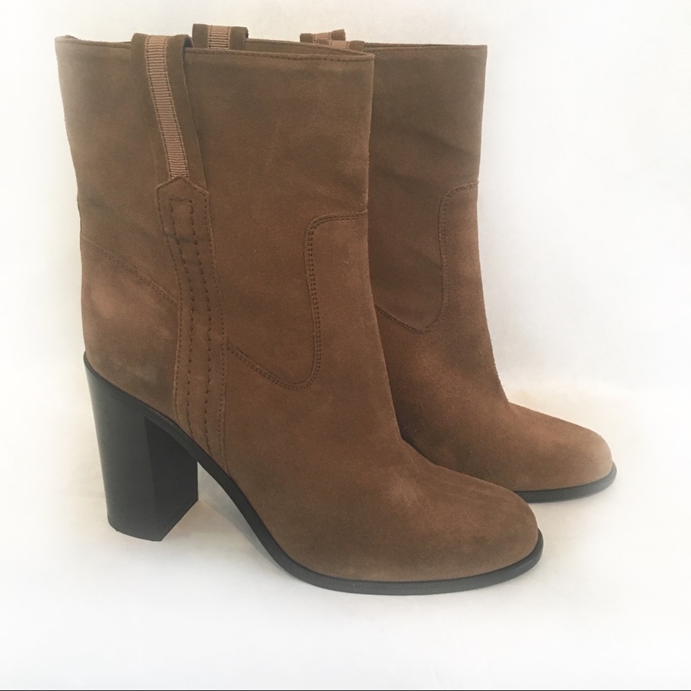 Kate Spade Baise Tan Suede Booties NWT
